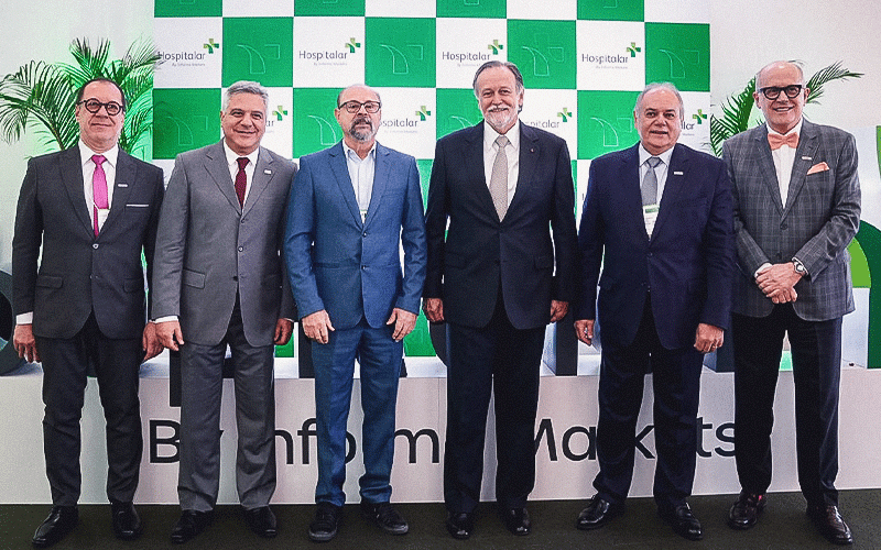 Franco Maria Giuseppe Pallamolla, Dr. Rogério Adib Kairalla, Dr. Wilson Chediek, Dr.José Luiz Gomes do Amaral, Jamir Dagir Jr e Paulo Fraccaro | Foto Cléber de Paula